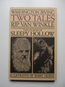 1984 WASHINGTON IRVING Two Tales BARRY MOSER Rip Van Winkle & Sleepy Hollow - Picture 1 of 13