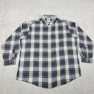 Vintage Viyella Shirt Mens XL Multicolor Plaid Wool Blend Long Sleeve Button USA - Picture 1 of 10