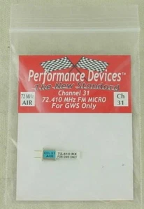 GWS 72Mhz FM Micro Receptor Cristal - Canal 31 72.41Mhz PDV4001031 - Imagen 1 de 1