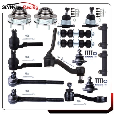 Cojinetes de cubo de rueda extremos de barra de amarre delanteros para Chevrolet Blazer GMC Jimmy 1992-1996 Foto 1 de 4