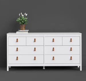 Retro Chest of Drawers Vintage Storage Sideboard Large Modern Hall Console Table - Picture 1 of 7