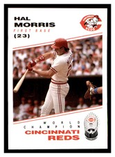 1991 Kahn's Cincinnati Reds #NNO HAL MORRIS Cincinnati Reds ~F9Z