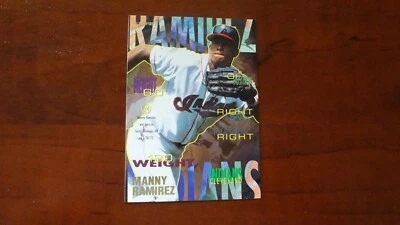 1995 FLEER # 145 MANNY RAMIREZ BASEBALL CARD - Image 1 of 2