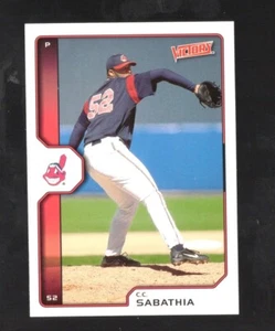 2002 Upper Deck Victory #80 C.C. Sabathia Cleveland Indians Baseball Card - Picture 1 of 2