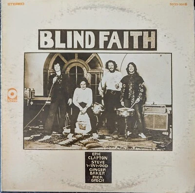 Vintage 1969 Blind Faith LP Vinyl Record Eric Clapton ATCO Records - Image 1 of 2