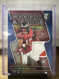 2025 Panini Totally Certified Jalen McMillan Fabric Of The Game RC, MEM, /75 - Picture 1 of 3