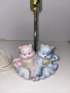 Vintage 1984 Care Bears American Greetings Porcelain Lamp - Picture 1 of 10