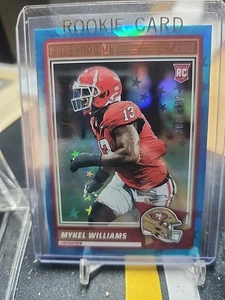 2025 SCORE FOOTBALL #28 MYKEL WILLIAMS RC GEORGIA S.F. 49ERS 386/499 - Picture 1 of 3