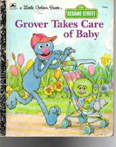 GROVER TAKES CARE OF BABY--Little Golden Book--FREE SHIPPING - Picture 1 of 1