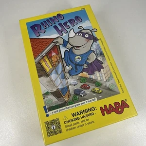 Juego de mesa apilable Rhino Hero 3D de Haba 100 % completo en muy buena condición 3+ - Imagen 1 de 4