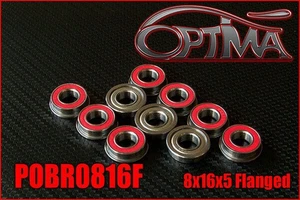 Optima 6Mik Lager HS 8x16x5mm 8x16 Flansch (10) - POBR0816F - Bild 1 von 1