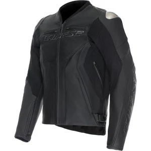 Mens Motorcycle Leather Jacket 52 - Dainese Racing 5 - Black - Picture 1 of 3