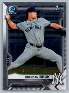 Bowman Draft 2021 #BDC-118 Brendan Beck cromado - Imagen 1 de 2
