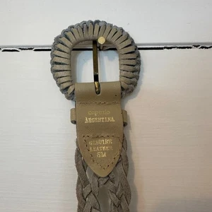 Cintura vintage in pelle intrecciata - Capezio - Foto 1 di 5