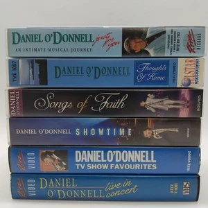 Job Lot VHS Cassettes x6: Daniel O'Donnell Musical Performances - Picture 1 of 10