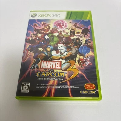 Marvel vs. Capcom 3: Fate of Two Worlds Xbox 360 Fighting Game Used - Image 1 of 4