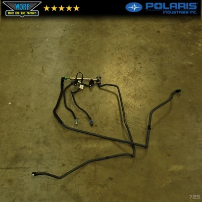 2012 POLARIS RZR XP 900 FUEL RAIL + GAS LINES INJECTOR SUBHARNESS GENUINE OEM - Image 1 of 4