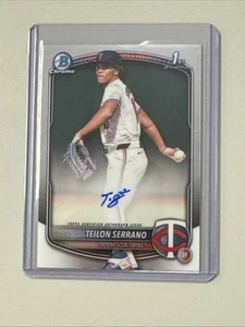 2025 Bowman Chrome Teilon Serrano Auto  - Picture 1 of 2