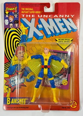 X-Men Banshee 5” Figura Toy Biz 1991 Uncanny X-Men Sonic Scream Acción NUEVO  Foto 1 de 4