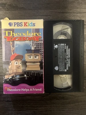 Theodore Tugboat Helps a Friend VHS PBS Kids Vtg 1998 — 第 1/2 张图片