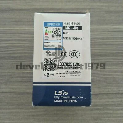 1PCS LS MC-40A AC220V ONTACTOR Brand New Fast delivery - Image 1 of 4