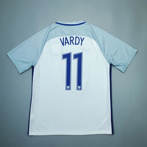 Vardy #11 England 2016 2018 Home Football Shirt Soccer Jersey Nike 724610-100 Cover