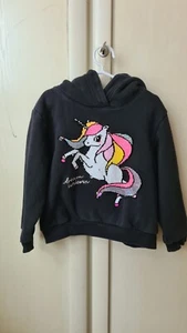 Hoodie Mit Wendepailletten Einhorn, Schwarz, Größe 104 Von H&M - Bild 1 von 3