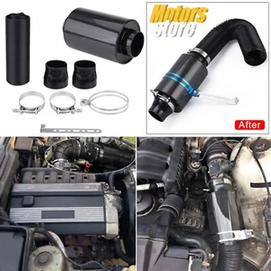 For BMW M50 M52 S50 S52 M54 M3 E30 E36 3" inch Carbon Fiber Cold Air Intake Kit - Picture 1 of 16