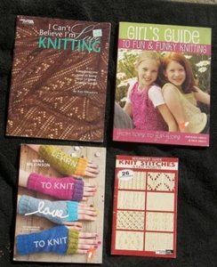 4 BK Beginner Learn to KNIT for Girls Fun & Funky Fashion Easy Special Gifts - Picture 1 of 12