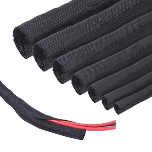 Cord Protector Wire Loom Tubing Cable Sleeve Split Harness Wrapping Lot - Bild 1 von 17