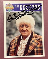 doctor Dr who cornerstone autograph Card Elizabeth Sladen Sarah Jane Pertwee Era