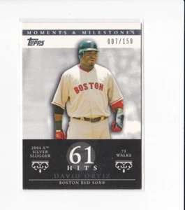DAVID ORTIZ-BIG PAPI '07 TOPPS MOMENTS & MILESTONES CARD-SERIAL #/150-SHIPS FREE - Picture 1 of 24