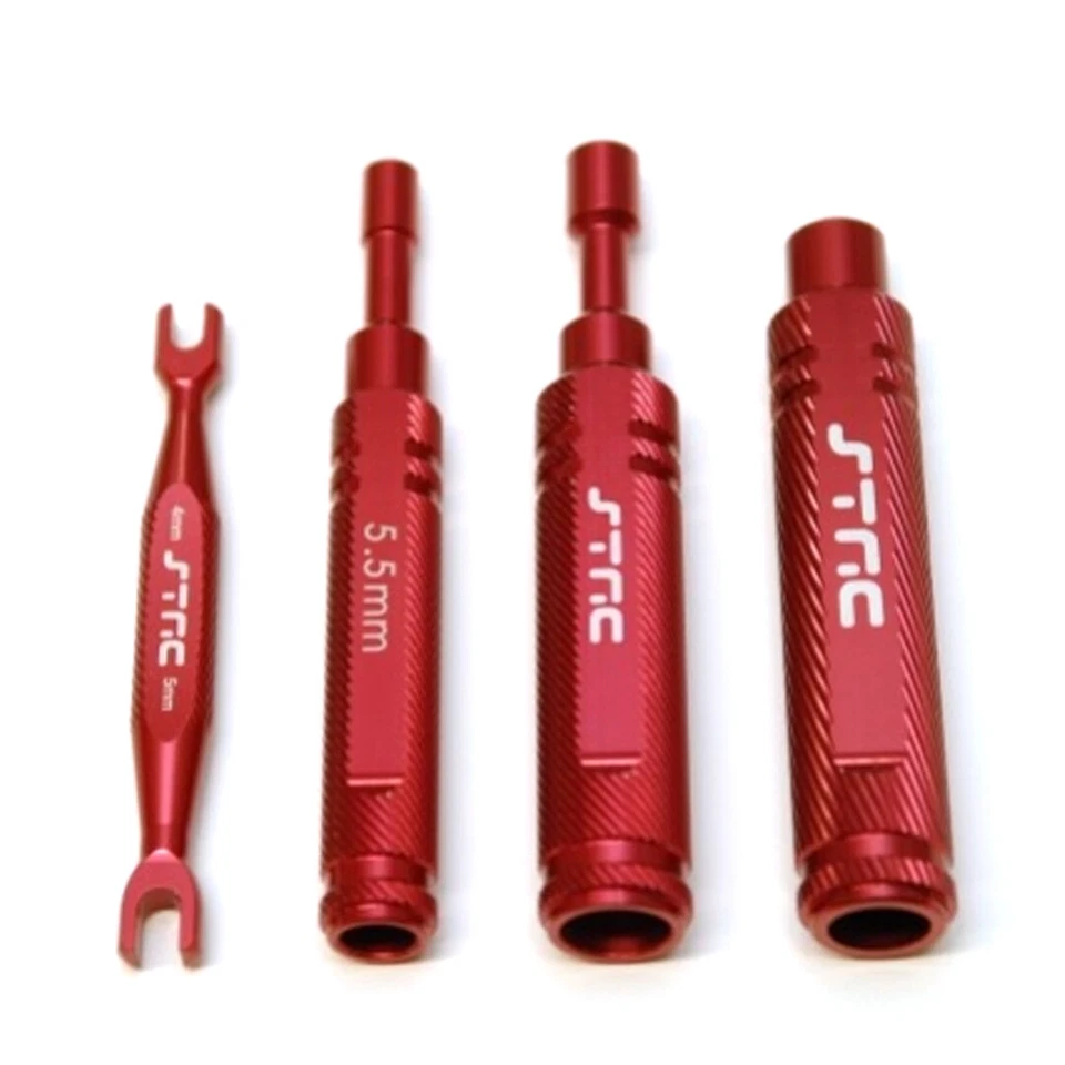 STRC STRA1518R Aluminum Complete Tool Kit / Wrench+Nut Drivers+Handle Red - Image 1 of 1