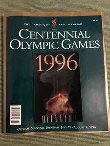 VINTAGE 1996 HUNDERTJÄHRIGE OLYMPISCHE SPIELE Souvenirprogramm Atlanta Olympische Spiele Cola - Bild 1 von 2