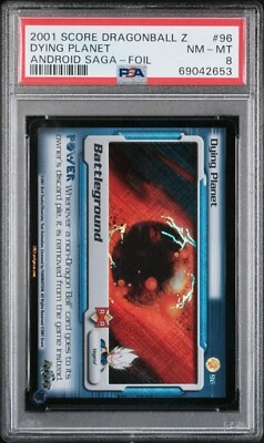 PSA 8 Limited Foil Dying Planet 2001 Android Saga DBZ #96 Dragon Ball - Image 1 of 2