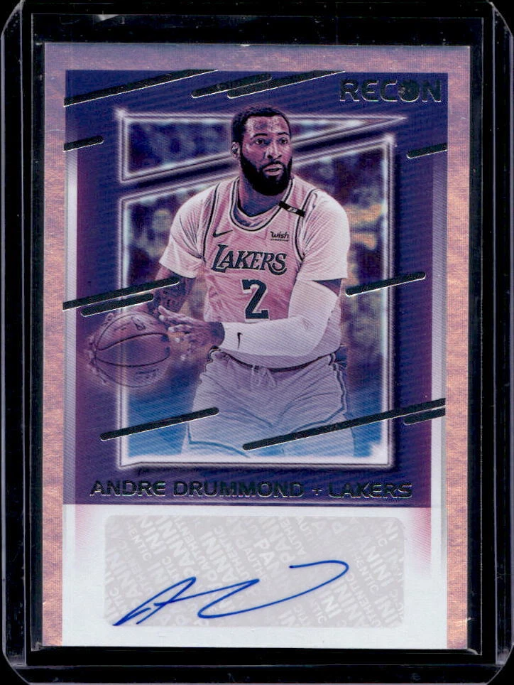 2020-21 Recon Andre Drummond Auto Autograph #RS-ADR Lakers
