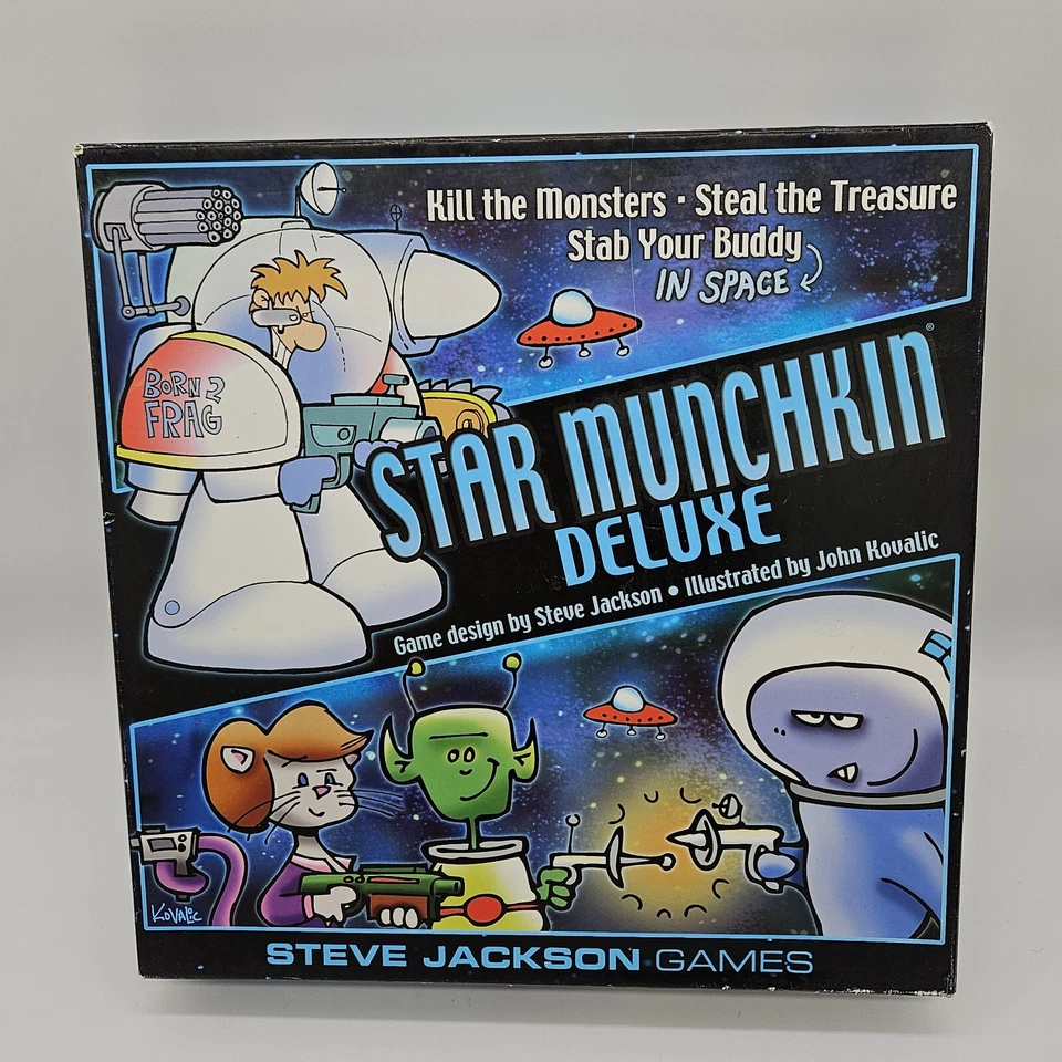 Star Munchkin Deluxe Steve Jackson Games 2015 Complete  - Image 1 of 4