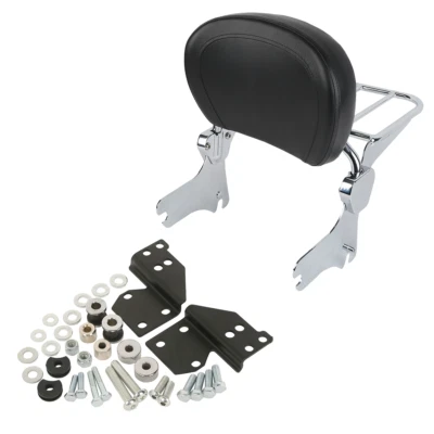 Sissy Bar Luggage Rack Docking Kit For Harley Touring Road King 97-08 98 Chrome - Image 1 of 4