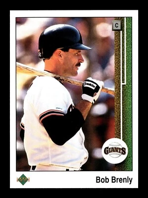 BOB BRENLY ⚾ 1989 Upper Deck Baseball #479 San Francisco Giants - Image 1 of 2