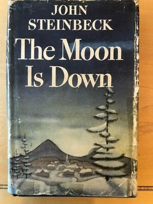 The Moon is Down Hardcover 1942 John Steinbeck - Free Shipping Foto 1 de 4