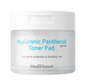 MediFlower Hyaluronic Panthenol Toner Pad 60Pads 180ml Moisturizing K-Beauty - Picture 1 of 14