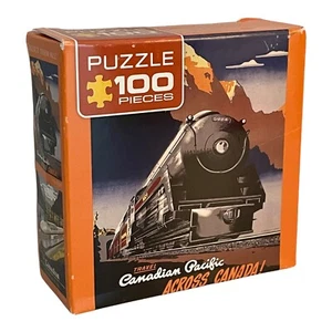 EuroGraphics Canadian Pacific Train Mini Jigsaw Puzzle 100 Piece New AS IS - Picture 1 of 3