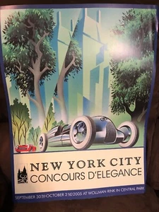 Concours d'Elegance Audi poster New York City 2005 by Alain Levesque - Picture 1 of 12