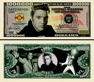 OUR IN MEMORY OF ELVIS PRESLEY DOLLAR BILL (25 Bills) - Picture 1 of 1