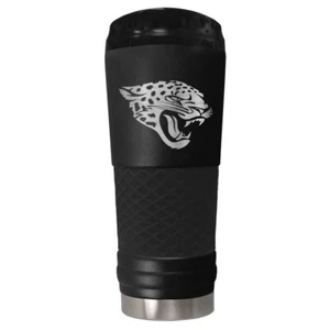 Jacksonville Jaguars 24oz Stealth Stainless Steel Tumbler Travel Mug Insulated - Picture 1 of 1