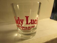 Lady Luck-Rythm & Blues-Standard Shot Glass-The Players Place- by libbey -new