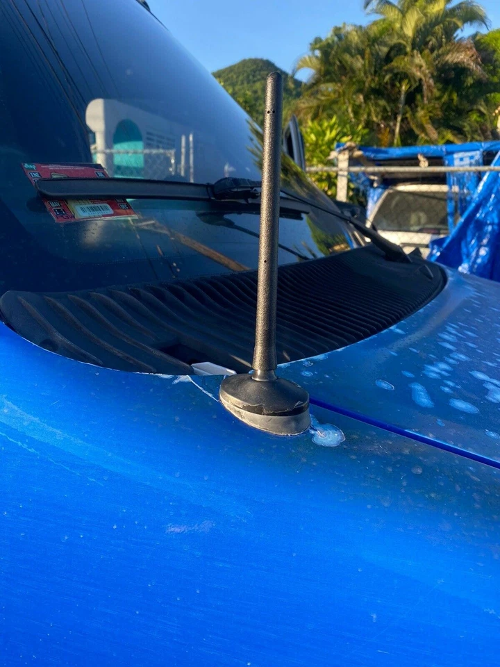 6 3/4" Short Black Antenna Mast Radio AM/FM for CHEVROLET EXPRESS 1996-2025 New - Image 1 of 4