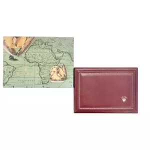 VINTAGE GENUINE ROLEX 68278 Datejust Brown watch box case 53.00.08 241126005yA - Picture 1 of 9