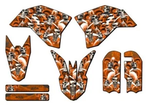 2009-2015 SX 50 JESTER Orange Senge Graphics Kit Compatible with KTM - Picture 1 of 4