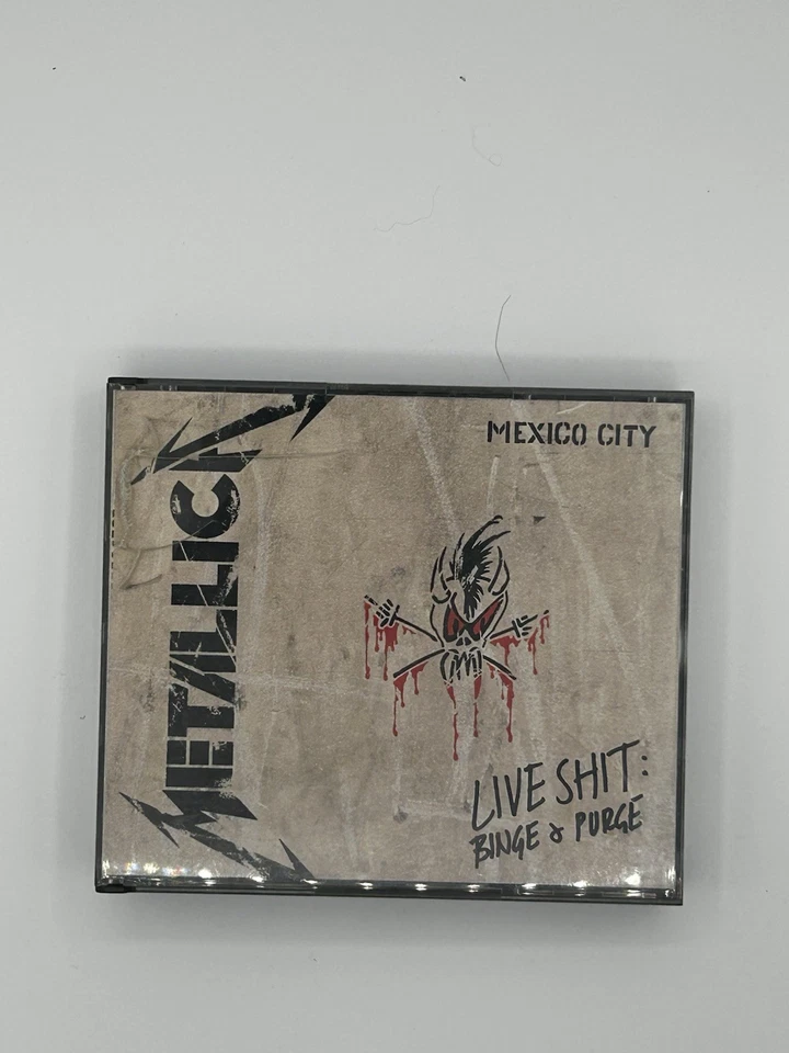 Metallica Live Shit Binge & Purge Mexico City 3 CD Set Album Rock Metal Foto 1 de 4